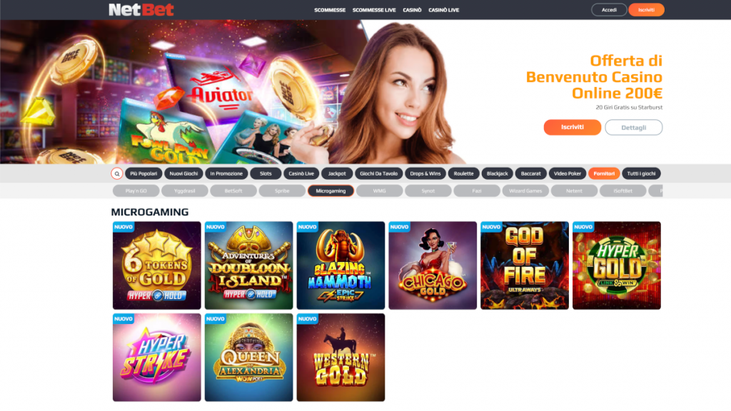 netbet casino slot microgaming