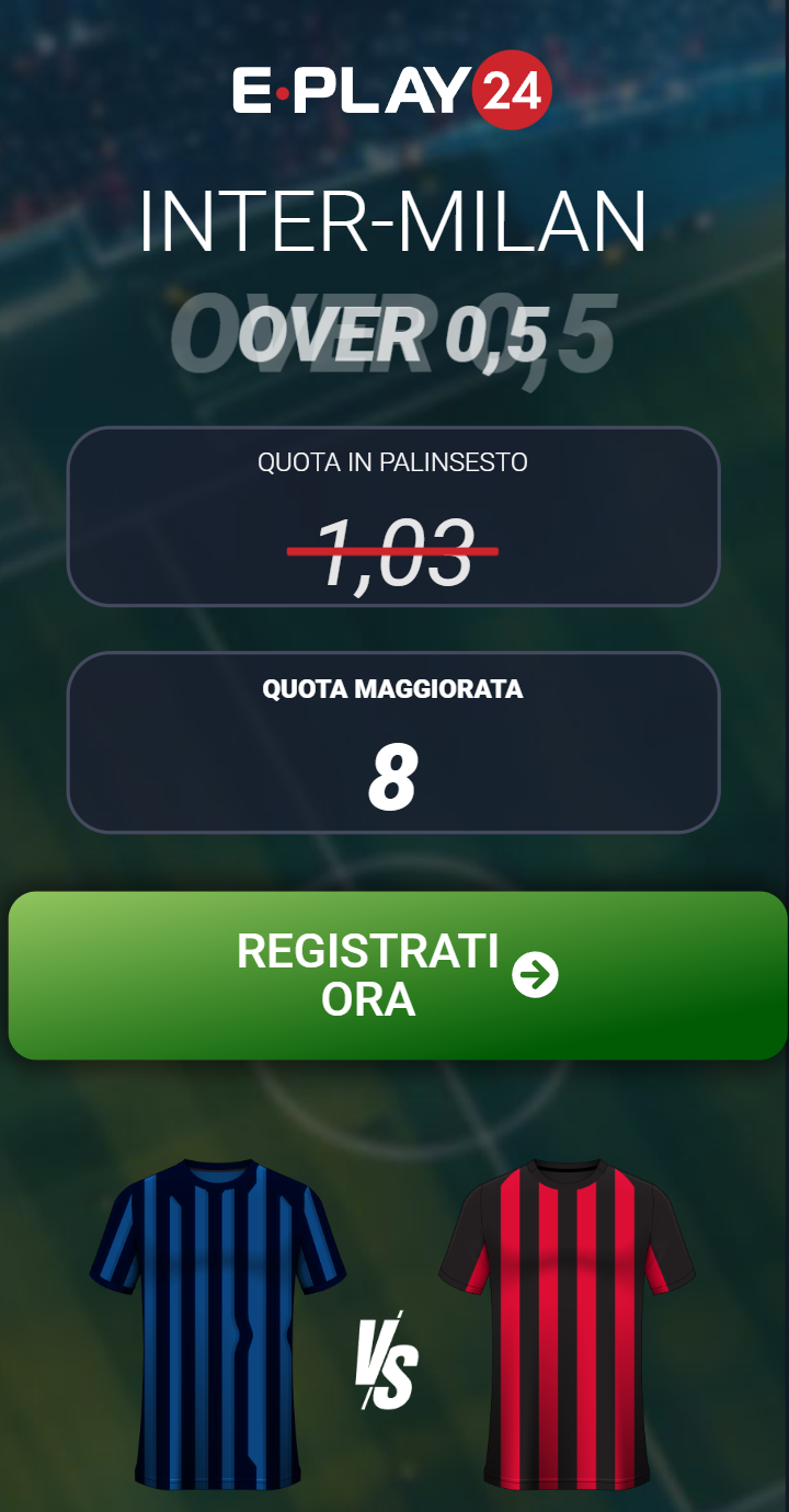 eplay24 bonus benvenuto