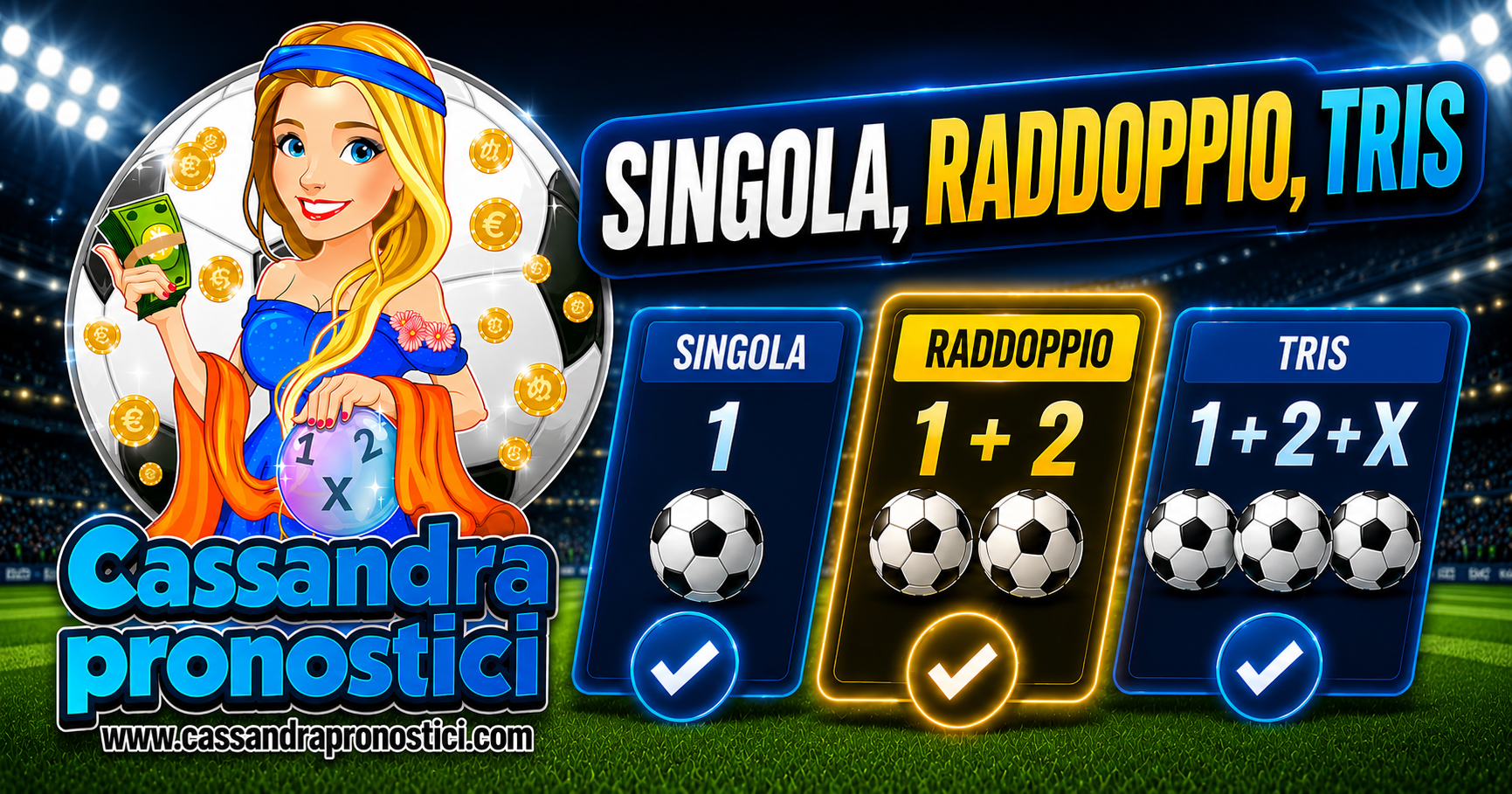 “Scommessa singola”, “Raddoppio del giorno” e "Tris" sabato 16 Maggio 2026
