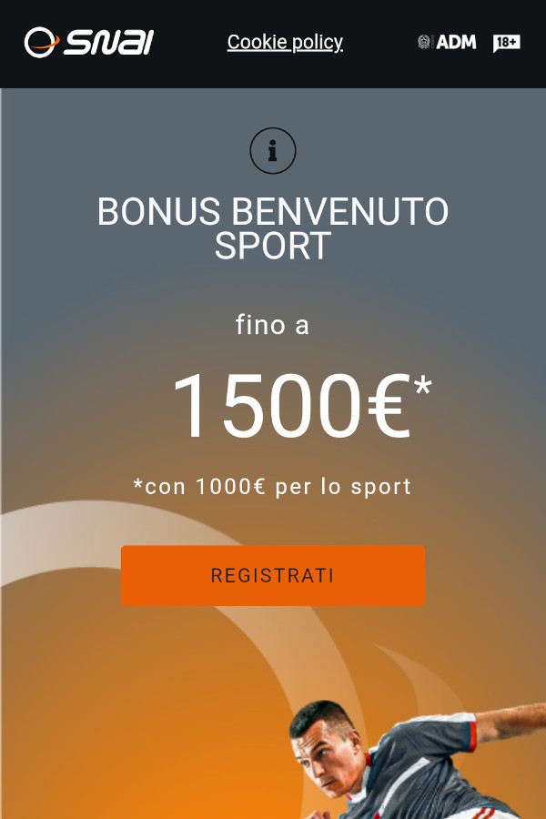 bonus benvenuto snai